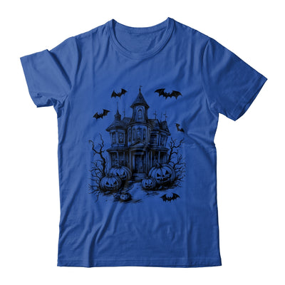 Scary Halloween House Spooky Season Bats Pumpkins Costume Shirt & Hoodie | teecentury