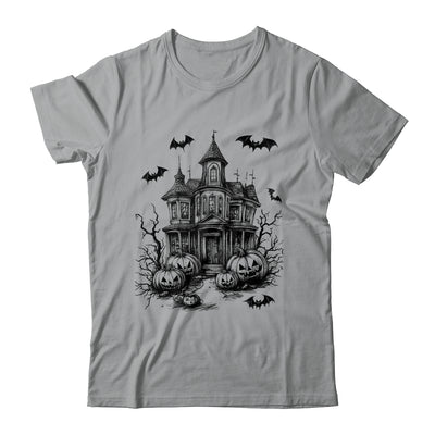 Scary Halloween House Spooky Season Bats Pumpkins Costume Shirt & Hoodie | teecentury