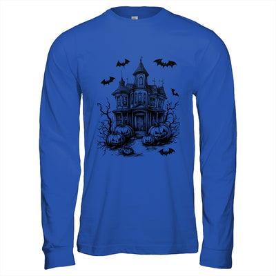 Scary Halloween House Spooky Season Bats Pumpkins Costume Shirt & Hoodie | teecentury