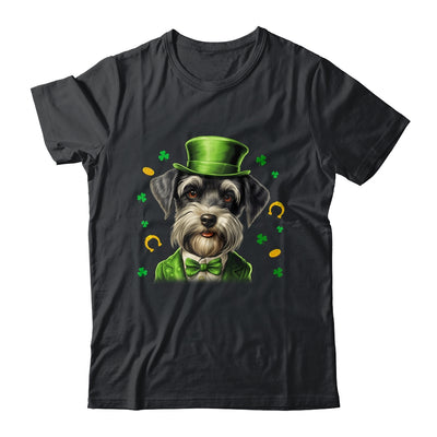 Schnauzer St Patricks Day Leprechaun Shamrock Irish Shirt & Hoodie | teecentury