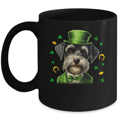 Schnauzer St Patricks Day Leprechaun Shamrock Irish Mug | teecentury