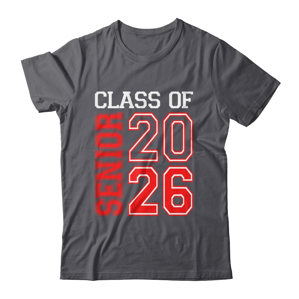School Graduation Senior Class Of 2026 Senior Graduation Red Shirt & Hoodie | teecentury