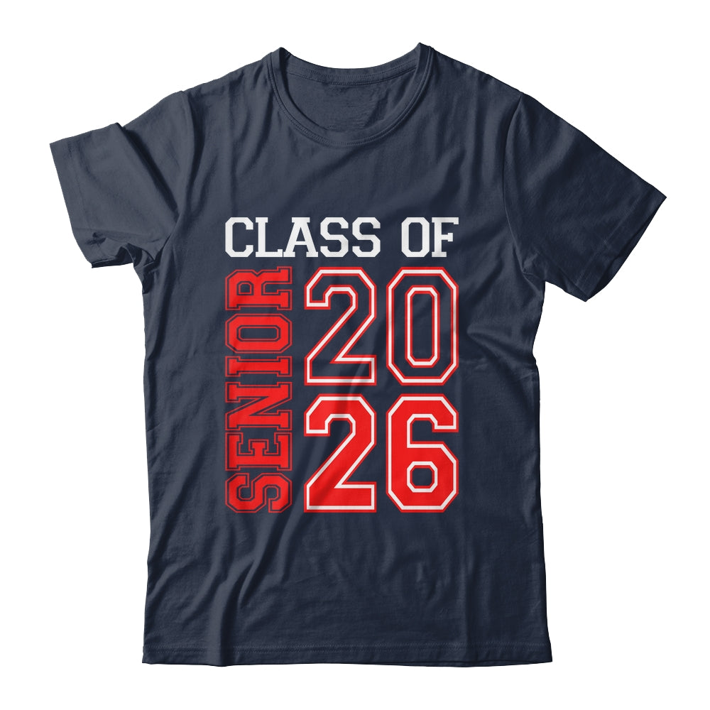School Graduation Senior Class Of 2026 Senior Graduation Red Shirt & Hoodie | teecentury