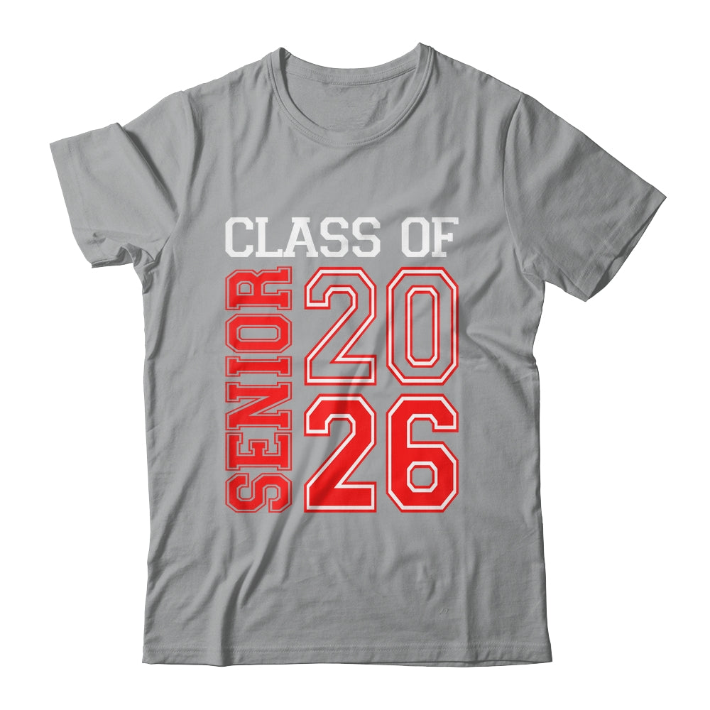 School Graduation Senior Class Of 2026 Senior Graduation Red Shirt & Hoodie | teecentury