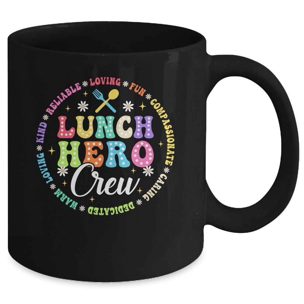 School Lunch Hero Crew Funny Cafeteria Workers Lunch Lady Mug | teecentury