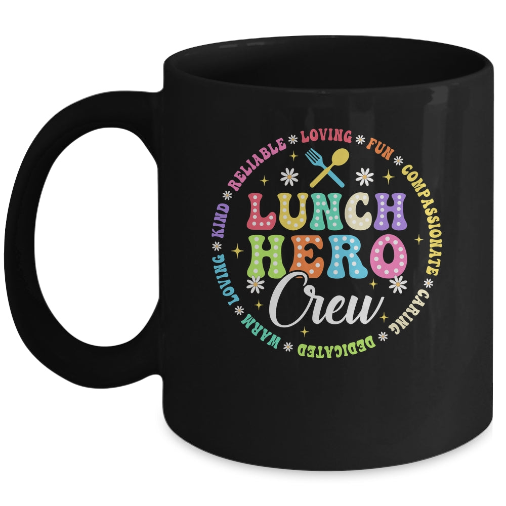 School Lunch Hero Crew Funny Cafeteria Workers Lunch Lady Mug | teecentury