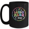 School Lunch Hero Crew Funny Cafeteria Workers Lunch Lady Mug | teecentury