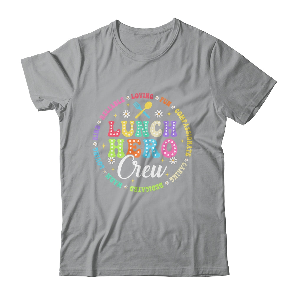School Lunch Hero Crew Funny Cafeteria Workers Lunch Lady Shirt & Hoodie | teecentury