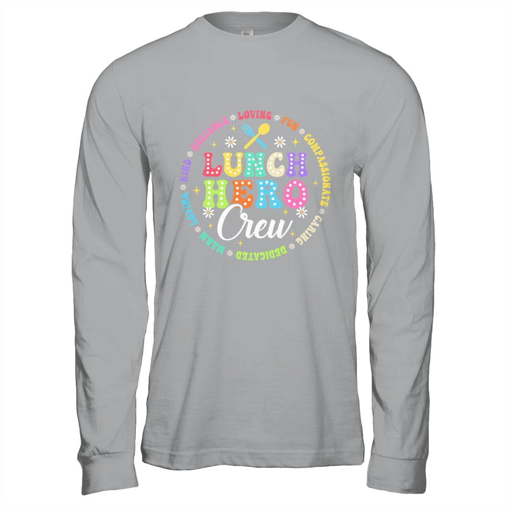 School Lunch Hero Crew Funny Cafeteria Workers Lunch Lady Shirt & Hoodie | teecentury