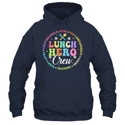 School Lunch Hero Crew Funny Cafeteria Workers Lunch Lady Shirt & Hoodie | teecentury