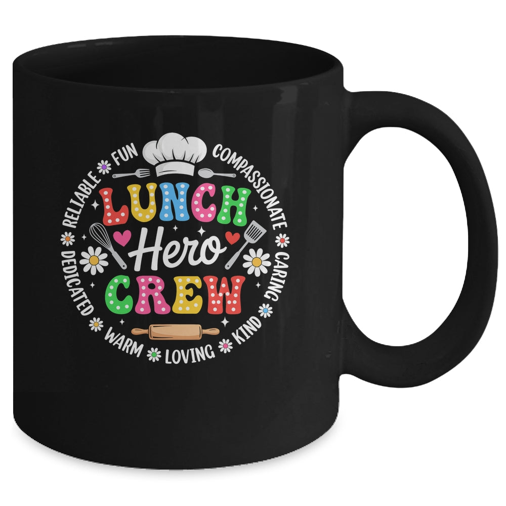 School Lunch Hero Crew Funny Cafeteria Workers Squad Mug | teecentury
