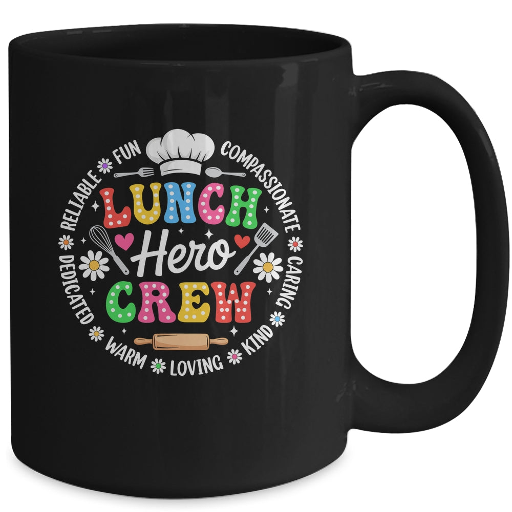 School Lunch Hero Crew Funny Cafeteria Workers Squad Mug | teecentury