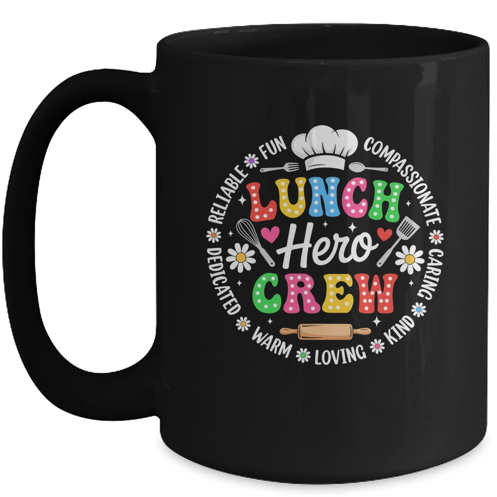 School Lunch Hero Crew Funny Cafeteria Workers Squad Mug | teecentury