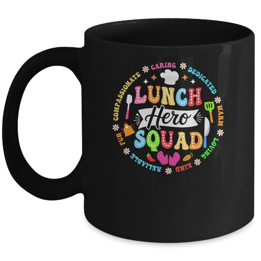 School Lunch Hero Squad Funny Cafeteria Workers Lunch Lady Mug | teecentury