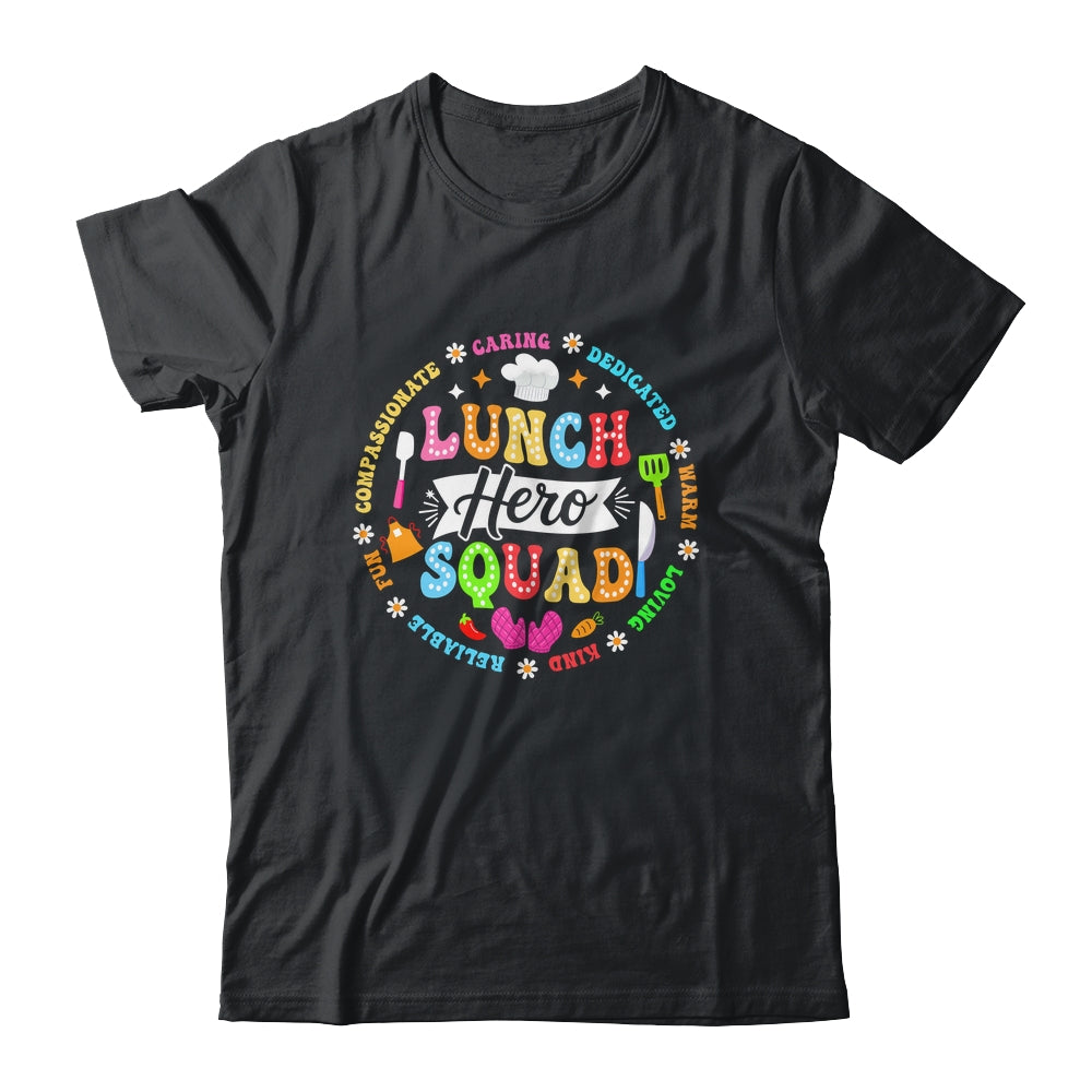 School Lunch Hero Squad Funny Cafeteria Workers Lunch Lady Shirt & Hoodie | teecentury