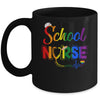 School Nurse Registered LGBTQ LGBT Pride Gay Lesiban Nursing Mug | teecentury
