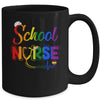 School Nurse Registered LGBTQ LGBT Pride Gay Lesiban Nursing Mug | teecentury