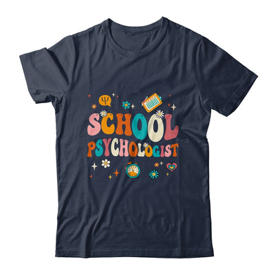School Psychologist Retro Groovy Psychology Teacher Shirt & Hoodie | teecentury