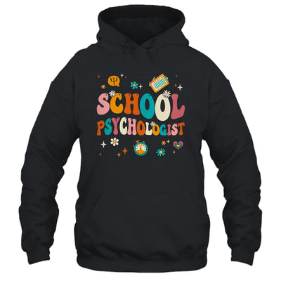 School Psychologist Retro Groovy Psychology Teacher Shirt & Hoodie | teecentury