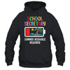 School Secretary Summer Recharge Required Last Day Of School Shirt & Tank Top | teecentury