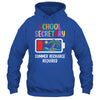 School Secretary Summer Recharge Required Last Day Of School Shirt & Tank Top | teecentury