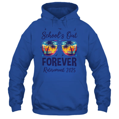 School's Out Forever Retired 2025 Teacher Retirement Shirt & Tank Top | teecentury