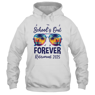 School's Out Forever Retired 2025 Teacher Retirement Shirt & Tank Top | teecentury