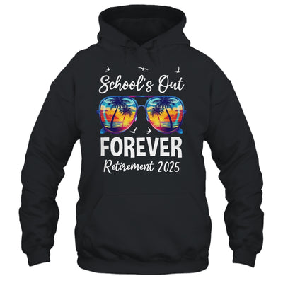 School's Out Forever Teacher Retirement 2025 Retired Teacher Shirt & Tank Top | teecentury