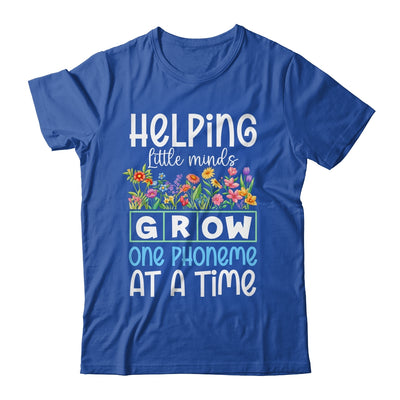 Science Of Reading Helping A Little Minds Grow Phonics Women Shirt & Tank Top | teecentury