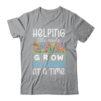 Science Of Reading Helping A Little Minds Grow Phonics Women Shirt & Tank Top | teecentury