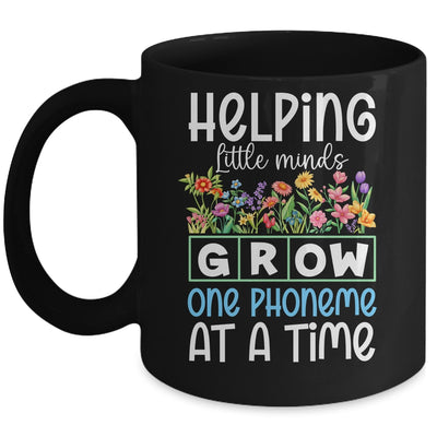 Science Of Reading Helping A Little Minds Grow Phonics Women Mug | teecentury