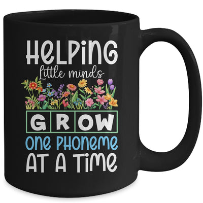 Science Of Reading Helping A Little Minds Grow Phonics Women Mug | teecentury