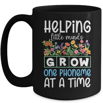 Science Of Reading Helping A Little Minds Grow Phonics Women Mug | teecentury