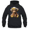 Scottish Cute Highland Cow Cattle Hairy Cow Flowers Women Shirt & Tank Top | teecentury