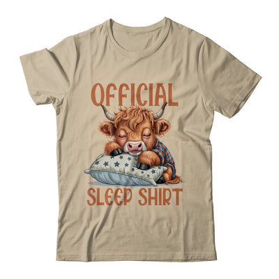 Scottish Highland Cow Official Sleepshirt Funny Sleeping Shirt & Hoodie | teecentury