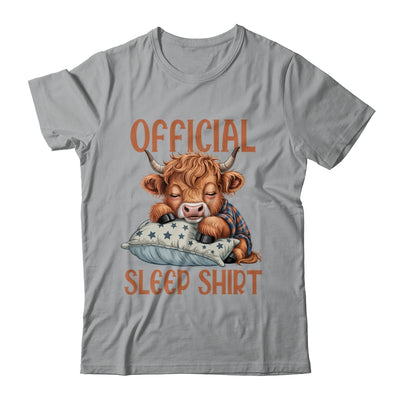Scottish Highland Cow Official Sleepshirt Funny Sleeping Shirt & Hoodie | teecentury