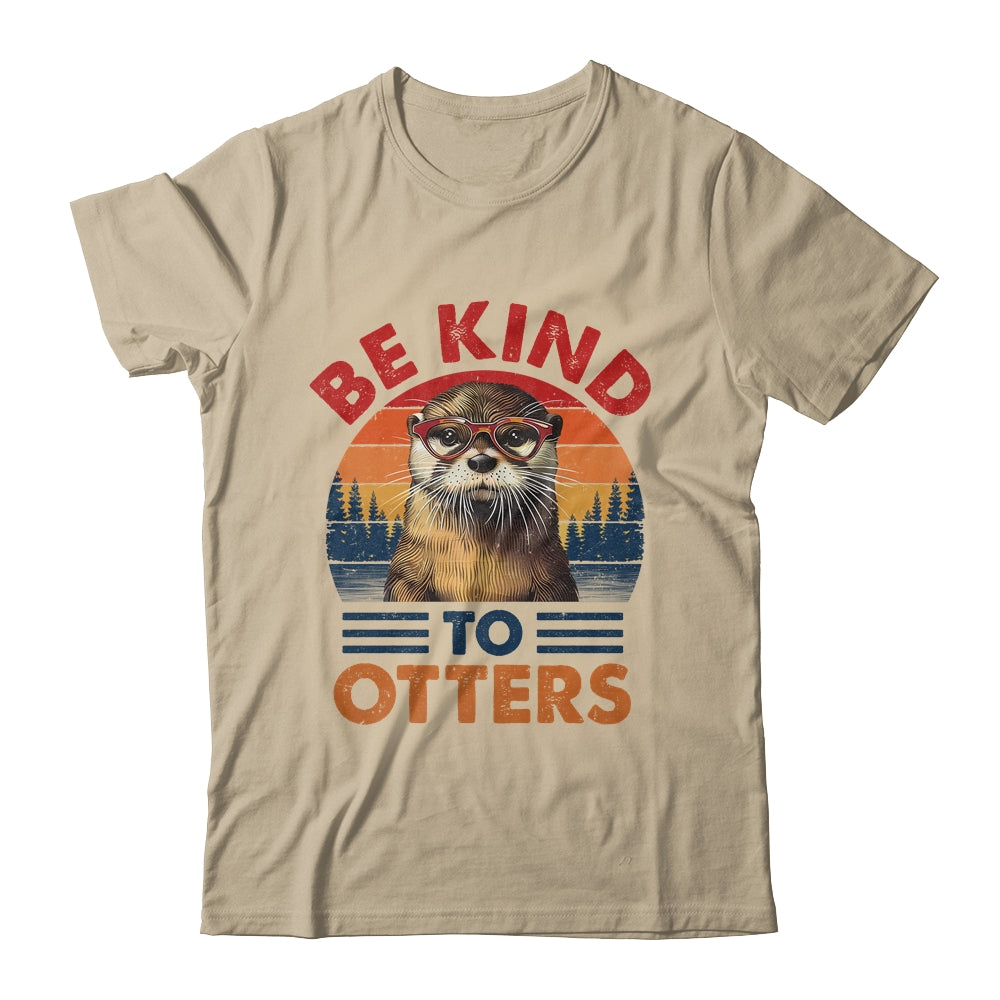 Sea Otter Vintage Be Kind To Otters Lover Women Men Kid Girl Shirt & Tank Top | teecentury