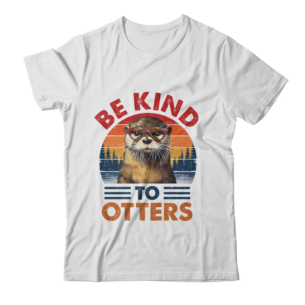 Sea Otter Vintage Be Kind To Otters Lover Women Men Kid Girl Shirt & Tank Top | teecentury