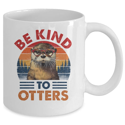 Sea Otter Vintage Be Kind To Otters Lover Women Men Kid Girl Mug | teecentury