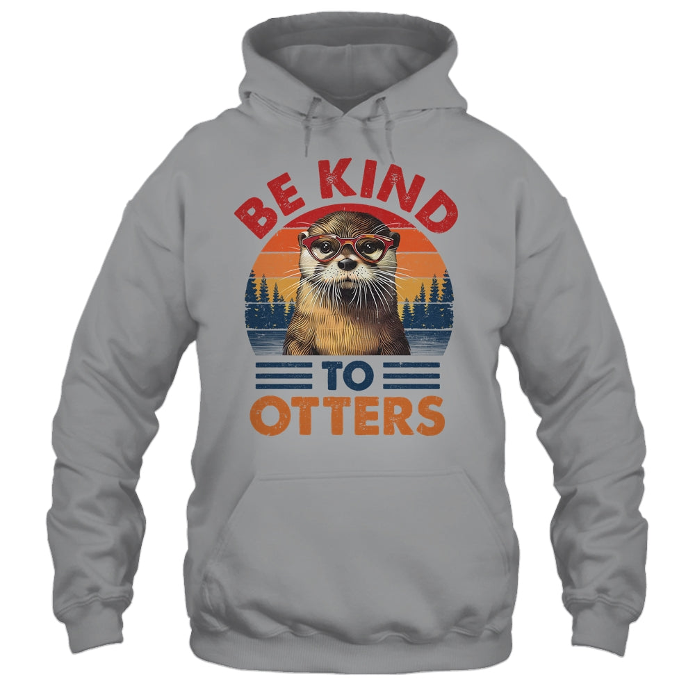 Sea Otter Vintage Be Kind To Otters Lover Women Men Kid Girl Shirt & Tank Top | teecentury