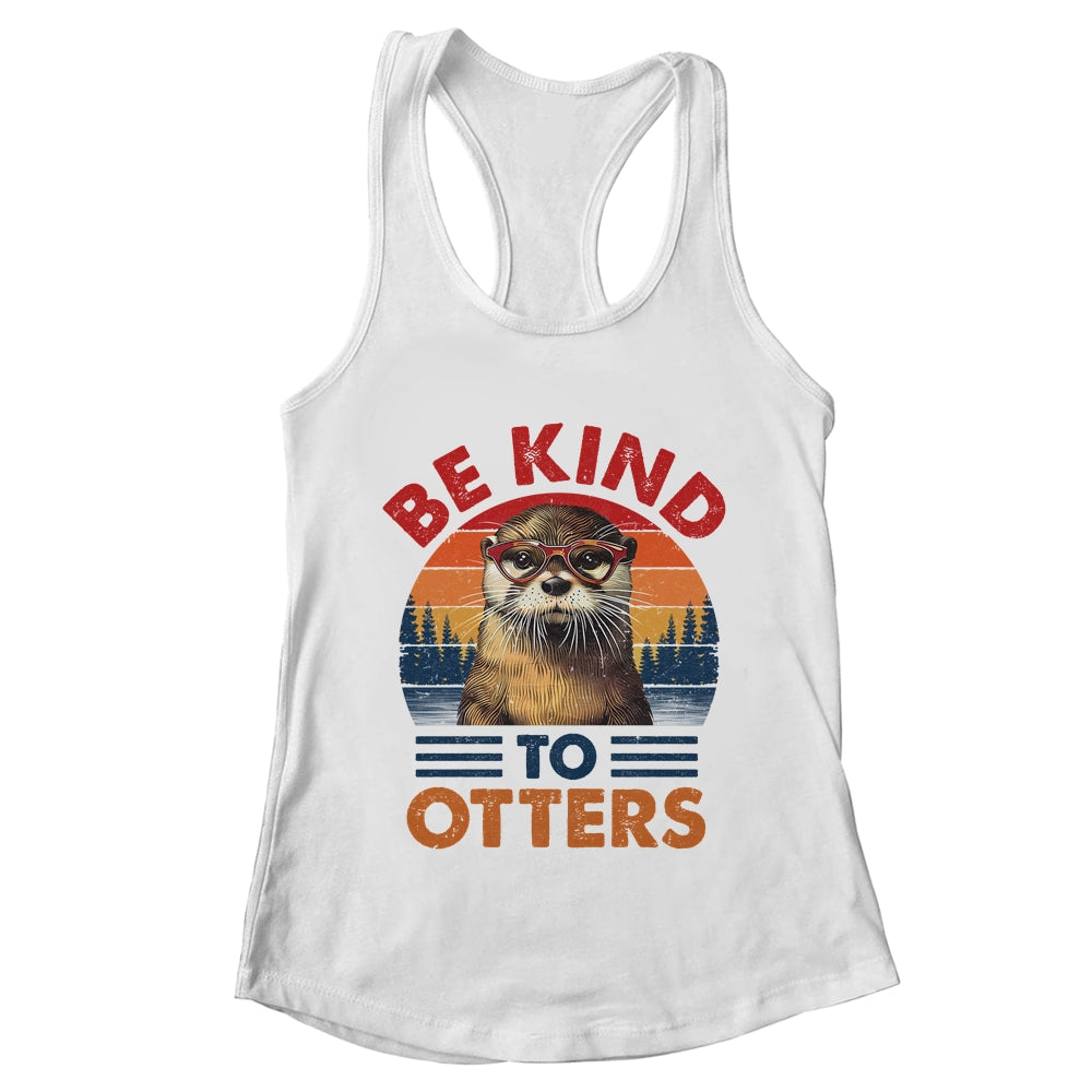 Sea Otter Vintage Be Kind To Otters Lover Women Men Kid Girl Shirt & Tank Top | teecentury