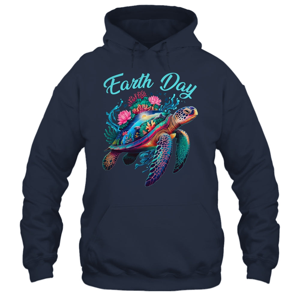 Sea Turtle Earth Day Save The Earth Environmental Protection Shirt & Tank Top | teecentury