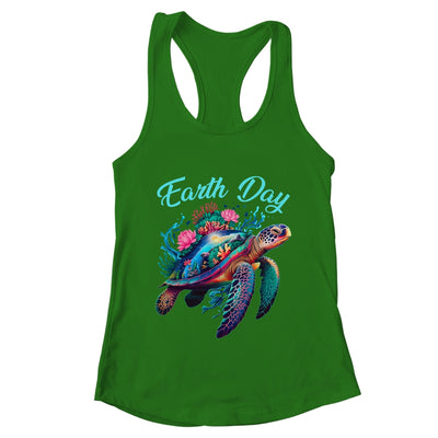 Sea Turtle Earth Day Save The Earth Environmental Protection Shirt & Tank Top | teecentury
