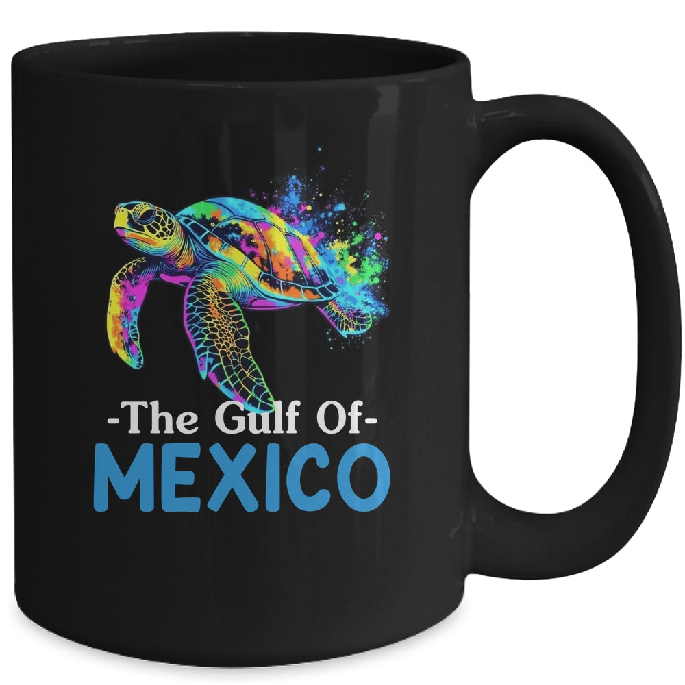 Sea Turtle The Gulf Of Mexico Forever El Golfo De México Mug | teecentury
