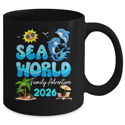 Sea World Dolphin Family Adventure Trip 2026 Spring Break Mug | teecentury