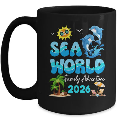Sea World Dolphin Family Adventure Trip 2026 Spring Break Mug | teecentury