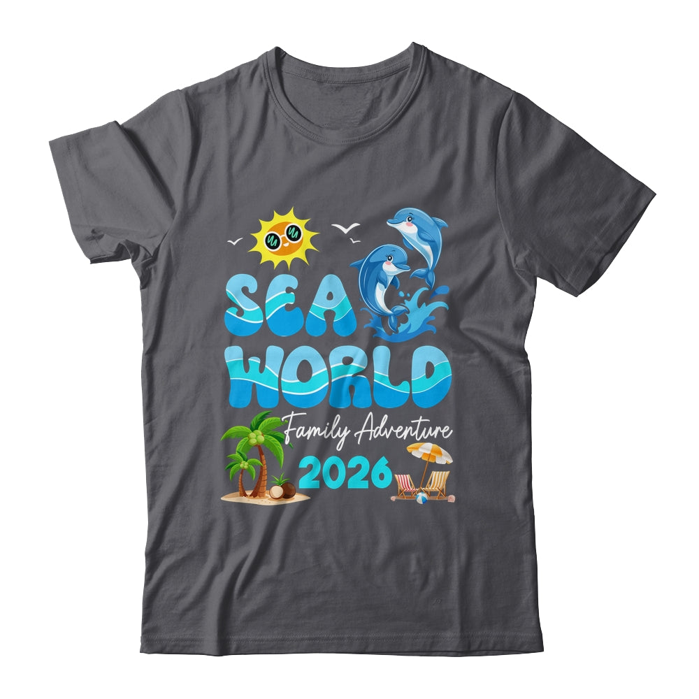 Sea World Dolphin Family Adventure Trip 2026 Spring Break Shirt & Tank Top | teecentury