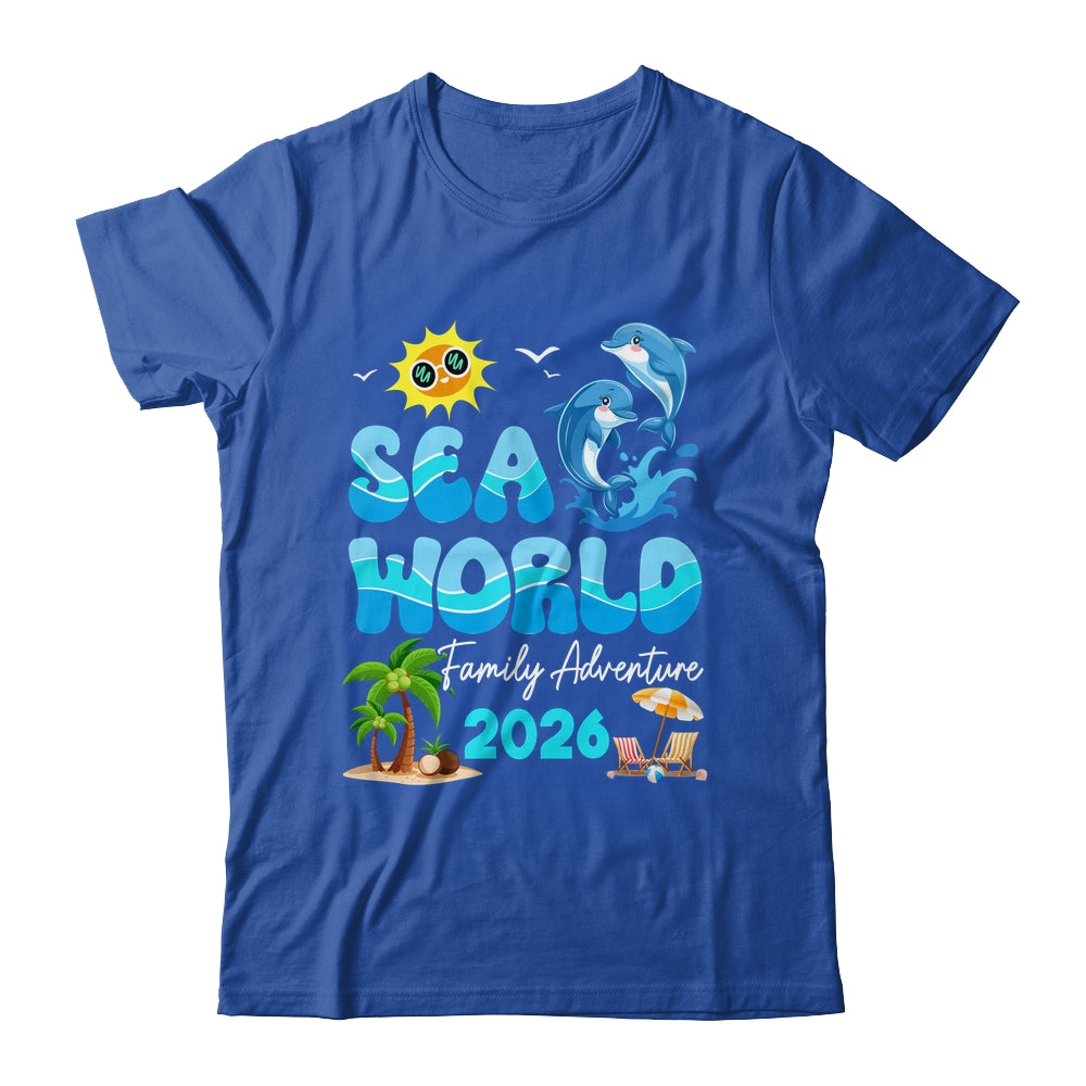 Sea World Dolphin Family Adventure Trip 2026 Spring Break Shirt & Tank Top | teecentury