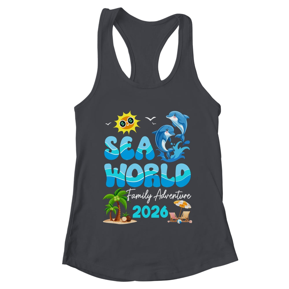 Sea World Dolphin Family Adventure Trip 2026 Spring Break Shirt & Tank Top | teecentury