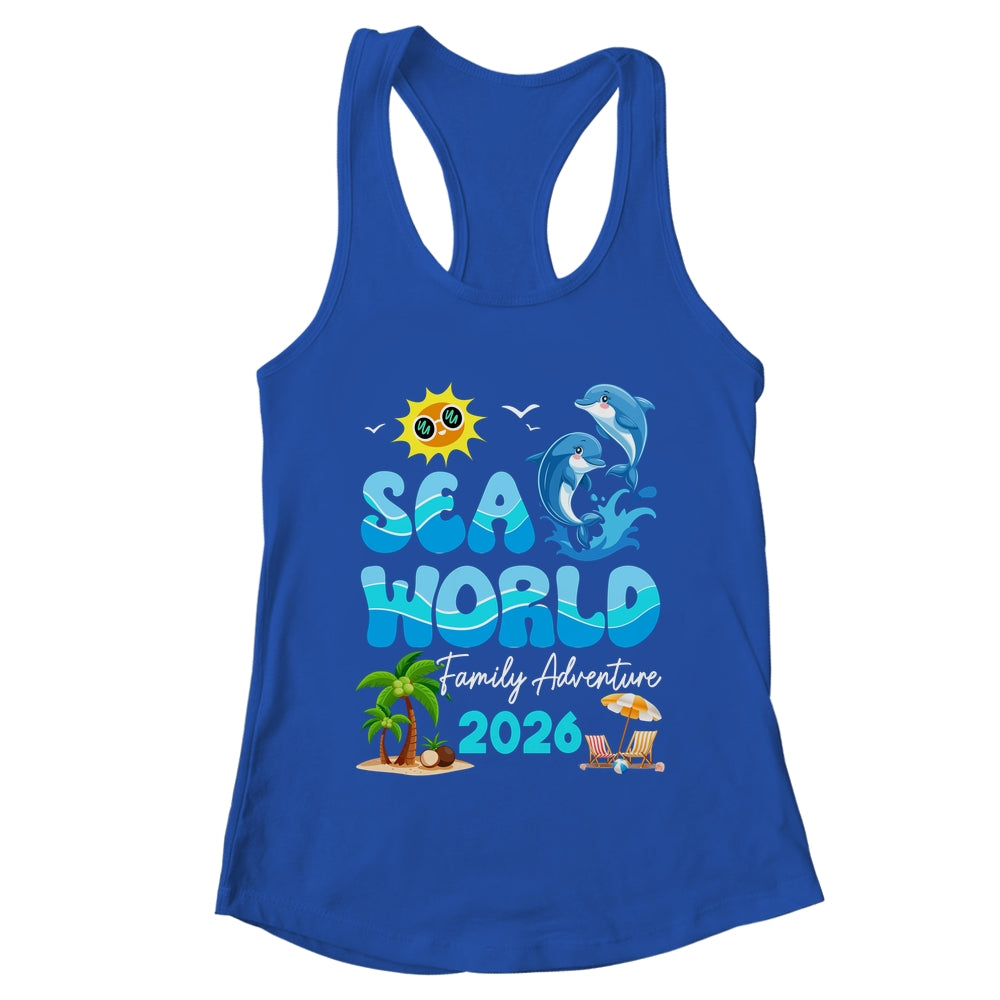 Sea World Dolphin Family Adventure Trip 2026 Spring Break Shirt & Tank Top | teecentury